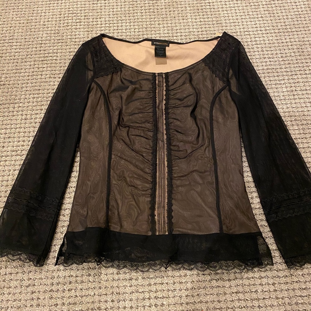 Black BCBG MaxAzria blouse